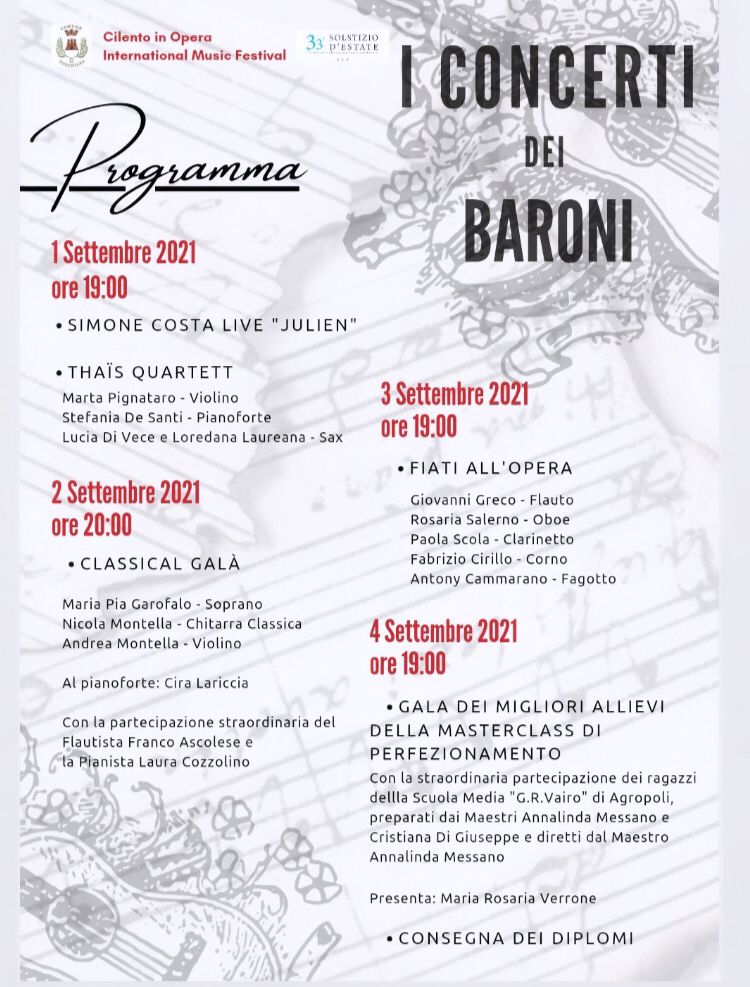 Maria Pia Garofalo nominata direttore artistico del "Festival Cilento in Opera"