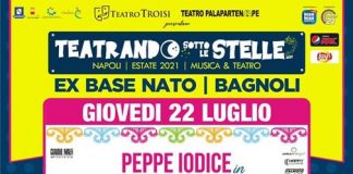 Peppe Iodice con Peppy Night Summer domani sera all'Ex Nato di Bagnoli