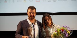 Edoardo De Angelis e Pina Turco con i jurors di #Giffoni50Plus