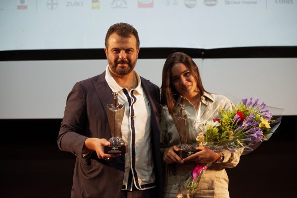 Edoardo De Angelis e Pina Turco con i jurors di #Giffoni50Plus Edoardo De Angelis e Pina Turco con i jurors di #Giffoni50Plus