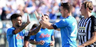 Calcio Napoli, infiammazione al ginocchio destro per Insigne