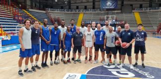 Gevi Napoli Basket, che sorpresa al PalaBarbuto: visita di Federica Pellegrini