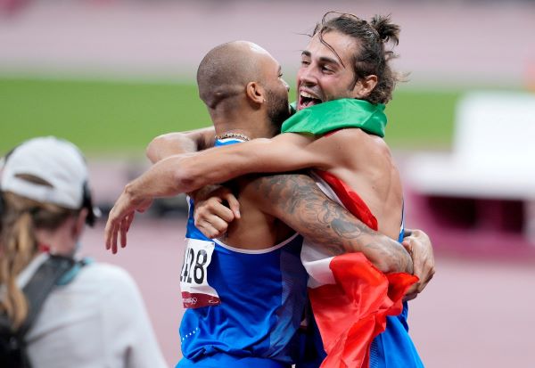 Tokyo 2020, due ori da leggenda: Tamberi e Jacobs trionfano nel Salto in alto e nei 100 metri