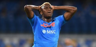Calcio Napoli, 2 giornate di squalifica per Osimhen