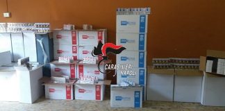 Qualiano, sequestrati 500 chili di sigarette di contrabbando