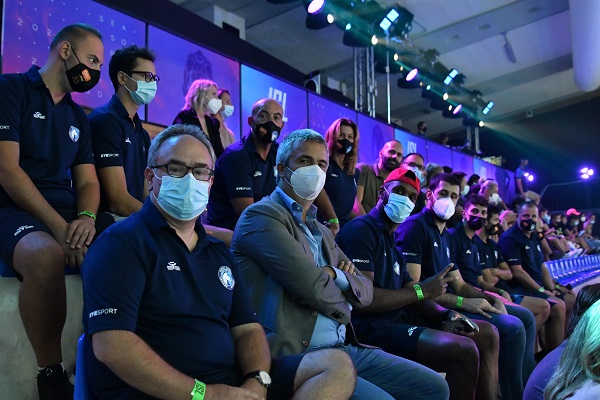 La Gevi Napoli al completo in visita alla Scandone