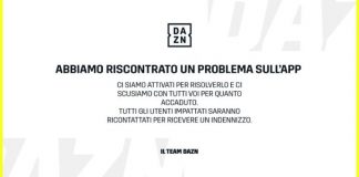 Dazn annuncia un risarcimento per tilt durante Samp-Napoli