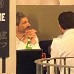 Il Presidente Roberto Fico a Napoli a pranzo da Ieri, Oggi, Domani