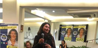 Applausi e consensi allo Chalet delle Rose per l'intervento di Sabrina Sifo