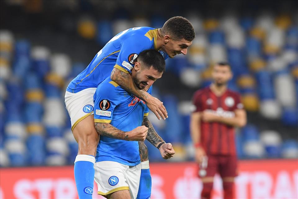 Napoli-Legia Varsavia 3-0. Gol di Insigne, Osimhen e Politano