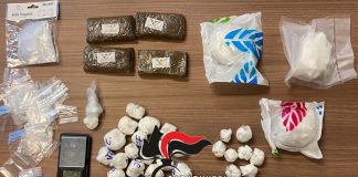Giugliano, beccato con cocaina e hashish in casa: arrestato