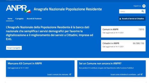 Anagrafe digitale, piccolo ritardo ad Avellino: sarà attiva entro inizio dicembre