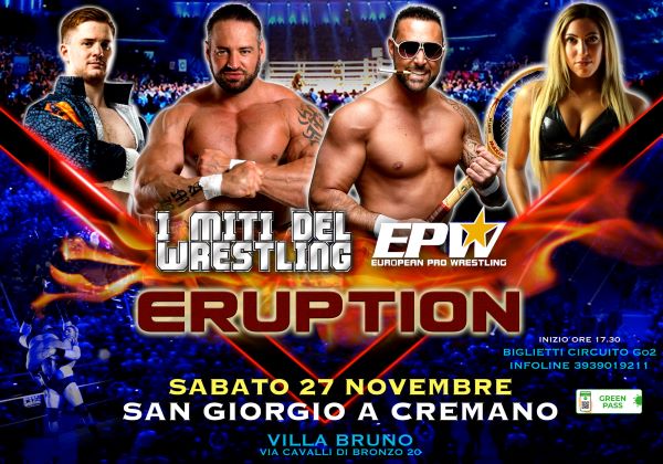 San Giorgio a Cremano: sabato 27 novembre tornano I Miti del Wrestling