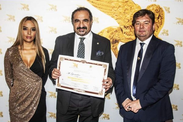 Al giornalista Giuseppe Giorgio il Leone d’Oro ‘GranPremio Internazionale di Venezia’