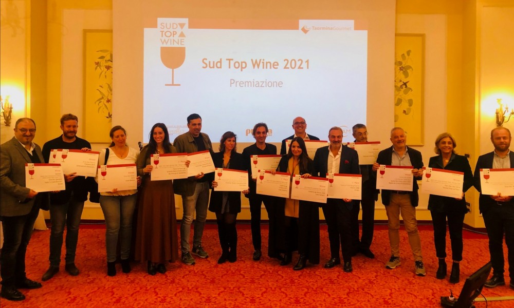 Sud Top Wine, tra i migliori del Sud premiati i vini campani