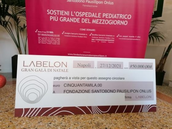 LABELON Gran Galà di Natale: 50mila euro donati alla Fondazione Santobono Pausilipon (GALLERY)