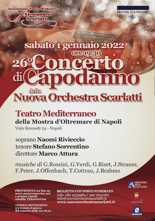 Nuova Orchestra Scarlatti: Concerto di Capodanno al Teatro Mediterraneo