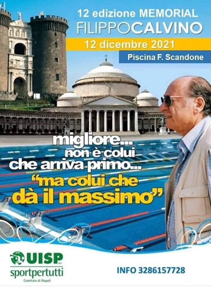 Alla piscina Scandone di Fuorigrotta il memorial Calvino