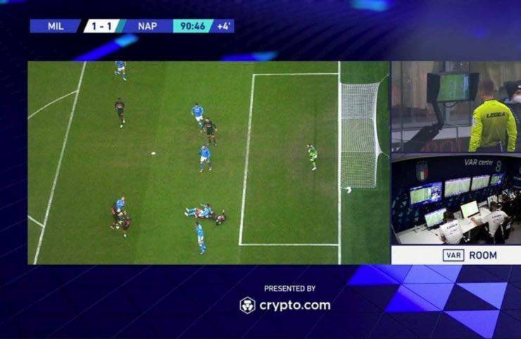 Milan-Napoli, Aia conferma: giusto annullare gol di Kessie