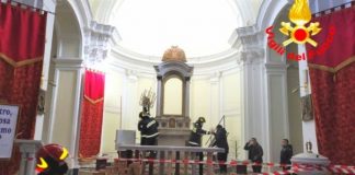 Baiano, cadono calcinacci nella Chiesa di Santo Stefano: per fortuna era chiusa