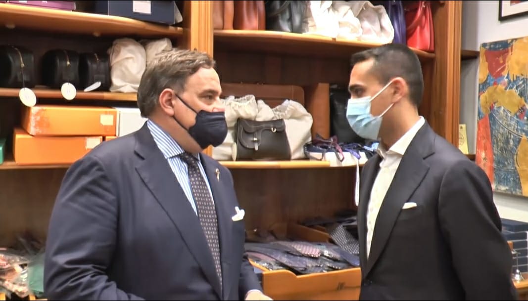 Il ministro Di Maio in visita alla Maison Cilento