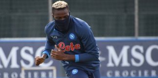 Calcio Napoli, stop Osimhen: sfida col Barcellona a rischio