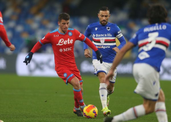 Calcio Napoli: Un gol di Petagna basta per superare la Sampdoria 1-0