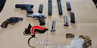 Frattaminore, arsenale nascosto in un terreno