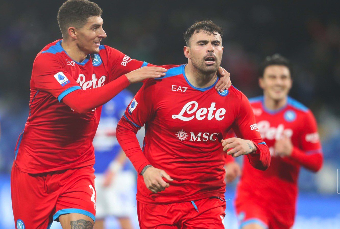 Calcio Napoli: Un gol di Petagna basta per superare la Sampdoria 1-0