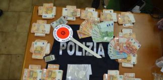 Caserta, cocaina e 30mila euro in contanti: 37enne arrestato