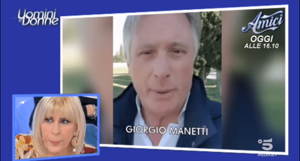 Uomini e Donne: Giorgio Manetti manda video-messaggio a Gemma Galgani (VIDEO)