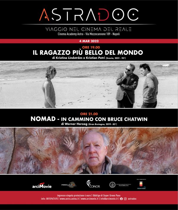 AstraDoc a Napoli, doppio appuntamento con il grande cinema internazionale