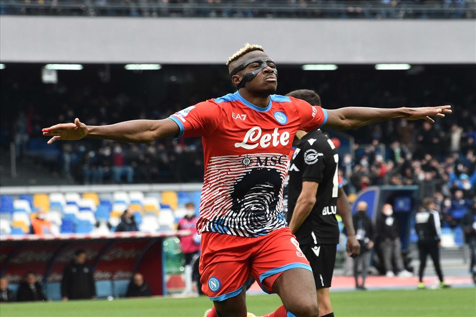 Calcio Napoli, Osimhen eletto miglior calciatore di marzo