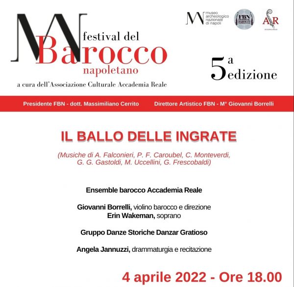 Festival Barocco Napoletano: "Il ballo delle ingrate" di Claudio Monteverdi