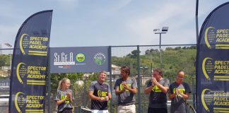 Gustavo Spector, ct dell’Italia di padel, all’Open del Rama Club