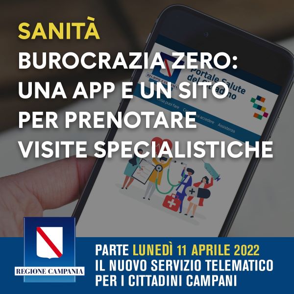 Ecco Campania in Salute: nuova app per prenotare le visite specialistiche