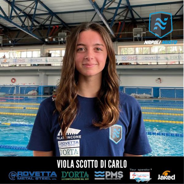 Napoli Nuoto: bronzo per Viola Scotto di Carlo nei 50 stile libero agli Assoluti di Riccione