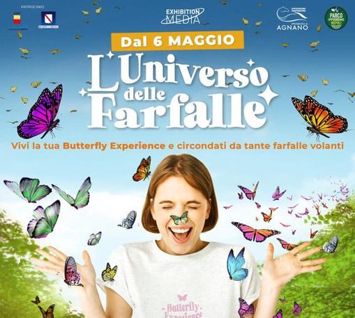 All'Ippodromo di Agnano arriva la mostra Universo delle Farfalle e Butterfly Experience