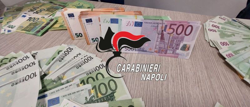 Poggioreale, Carabinieri sequestrano banconote false per 175mila euro: 2 arresti