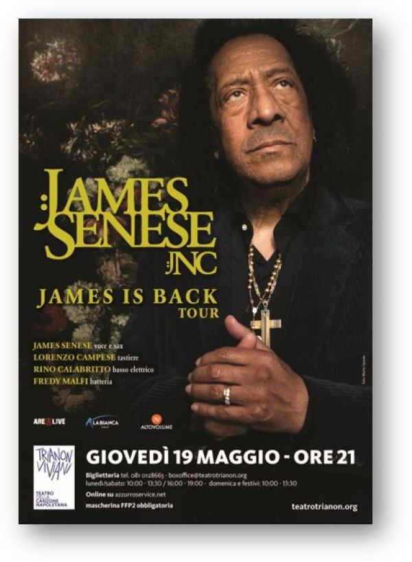 Trianon Viviani: James Senese in concerto e Gianfranco Gallo con il teatro canzone