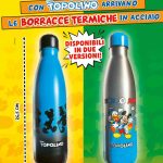Con Topolino in edicola le esclusive borracce termiche