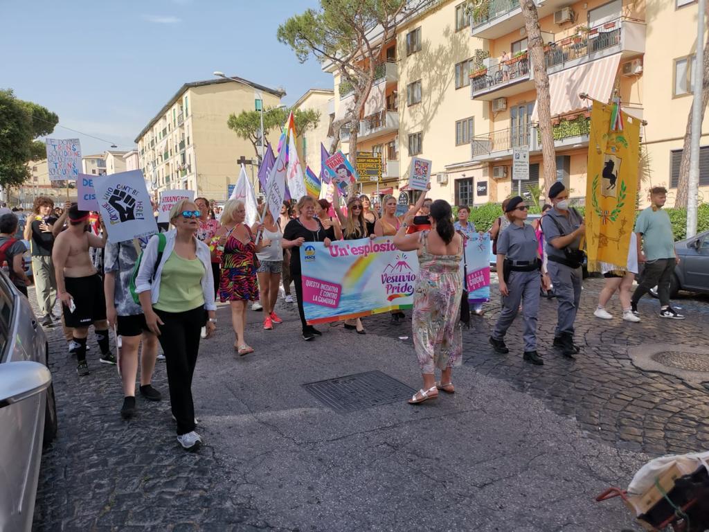 Il Comune di Casoria al Vesuvio Pride con l’assessore Brancaccio