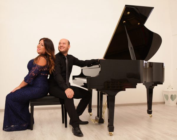 Lucia Veneziani e Davide Valluzzi in un recital pianistico alla Sala Cordium di Napoli