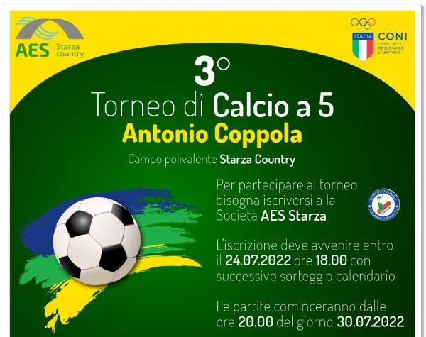 Calcio a 5: parte la terza edizione del Torneo 