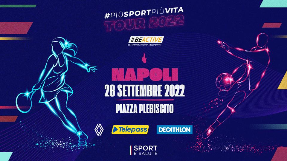 Sport e Salute, il Road Show fa tappa a Napoli il 28 settembre