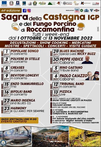 Sagre in Campania, gli eventi dal 21 al 23 ottobre
