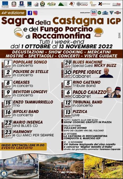 Sagre in Campania, gli eventi dal 4 al 6 novembre