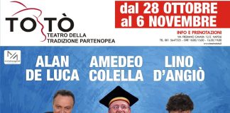 Al Teatro Totò Alan De Luca, Lino D'Angiò e Amedeo Colella e le loro “Lezioni di napoletanità”