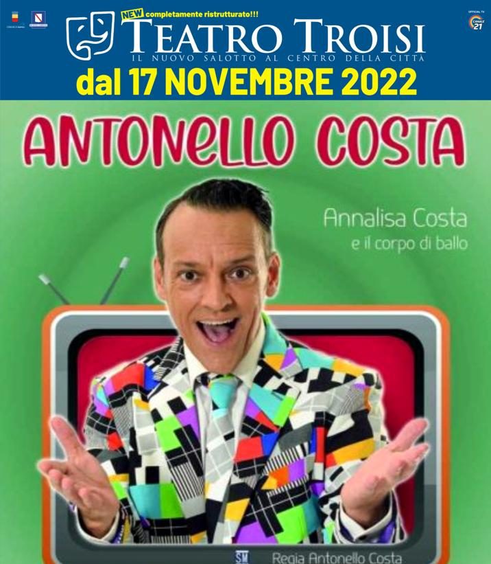 Antonello Costa al Teatro Troisi con C'è Costa per te