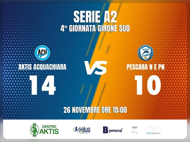 L’Aktis Acquachiara strappa applausi: i partenopei piegano 14 10 il Pescara e centrano la seconda vittoria interna consecutiva L’Aktis Acquachiara strappa applausi: i partenopei piegano 14 10 il Pescara e centrano la seconda vittoria interna consecutiva